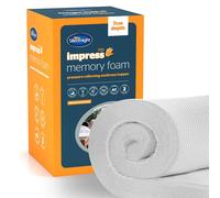 Silentnight Impress Memory Foam Mattress Topper - 7cm Extra Thick