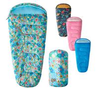 Silentnight Kids Sleeping Bag Girls Boys 3 Season Mummy Sleeping Bag Ideal for Spring and Summer with Soft Touch Warm Cosy Fabric and Fibres Machi