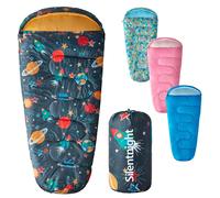 Silentnight Kids Sleeping Bag - Girls Boys 3 Season Mummy Sleeping Bag Ideal for Spring and Summer with Soft Touch Warm Cosy Fabric and Fibres - Machi