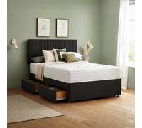 Silentnight Knightly Luxury 2000 Pocket Superking 4 Drawer Divan Bed - Charcoal