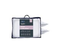 Silentnight Luxury Hotel Collection Piped Pillows 2 Pack - Hotel Quality Stylish Pillow Soft Medium Support Back & Side Sleepers Filled with Finest Fibres - Hypoallergenic Machine Washable - Pack of 2