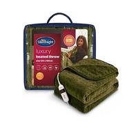 Silentnight SILENTNIGHT LUXURY HEATED THROW 120x160 Green