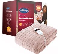 Silentnight Luxury Heated Throw - Blush, Blush