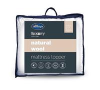 Silentnight Luxury Natural Wool Temperature Regulating Mattress Topper - King