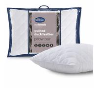 Silentnight Luxury Quilted Duck Feather Medium Pillow