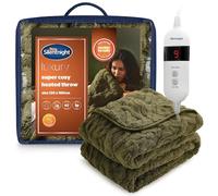 Silentnight Luxury Super Cosy Heated Throw - Green