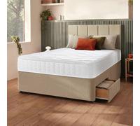 Silentnight Marlow 1000 Mirapocket Double 2 Drawer Divan Bed - Sandstone