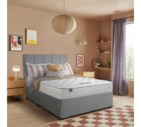 Silentnight Marlow 1000 Pocket Memory Double 2 Drawer Divan Bed - Light Grey