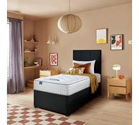 Silentnight Marlow 1000 Pocket Memory Single 2 Drawer Divan Bed - Charcoal
