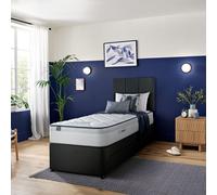 Silentnight Marlow Ultragel 1000 Mirapocket Single 2 Drawer Divan Bed - Charcoal