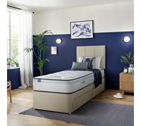 Silentnight Marlow Ultragel 1000 Mirapocket Single 2 Drawer Divan Bed -Sandstone