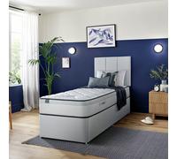 Silentnight Marlow Ultragel 1000 Mirapocket Single Divan Bed - Light Grey