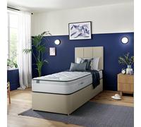 Silentnight Marlow Ultragel 1000 Mirapocket Single Divan Bed - Sandstone