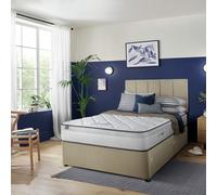 Silentnight Marlow Ultragel 1000 Pkt Small Double 4 Drawer Divan Bed - Sandstone