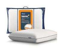 Silentnight Memory Foam Pillow - Orthopedic Pillow for Shoulder and Neck Pain Relief and Support - Hotel Quality Memory Foam Bed Pillow Machine Washable Cover for Back Stomach and Side Sleepers - Firm