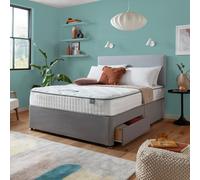 Silentnight Memory Kingsize 2 Drawer Divan Bed - Grey