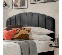 Silentnight Merlin Fabric Double Headboard - Charcoal