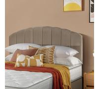 Silentnight Merlin Fabric Double Headboard - Mink