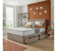 Silentnight Middleton Comfort Pocket Double 4 Drawer Divan Bed - Sandstone
