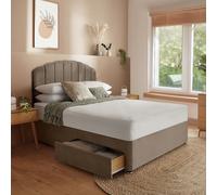 Silentnight Middleton Double 2 Drawer Divan Bed - Mink