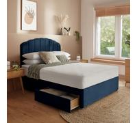 Silentnight Middleton Double 4 Drawer Divan Bed - Blue