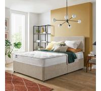 Silentnight Middleton Memory Pocket Double Divan Bed - Sandstone