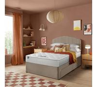 Silentnight Middleton Memory Pocket Small Double 4 Drawer Divan Bed - Sandstone