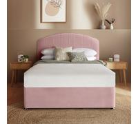 Silentnight Middleton Single 2 Drawer Divan Bed - Pink