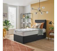 Silentnight Middleton Single Memory Divan Bed - Charcoal