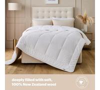 Silentnight Natural Wool Heavyweight Duvet - Breathable, Temperature Regulating Autumn & Winter Quilt In 3 Sizes