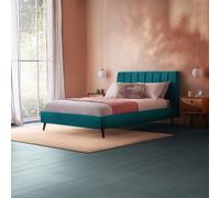 Silentnight Octavia Superking Velvet Bed Frame - Teal