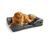 Silentnight Orthopaedic Luxury Pet Dog Bed Cosy Comfortable small size Dog Bed Sofa with Machine Washable Removable Cover, Contoured Foam Support