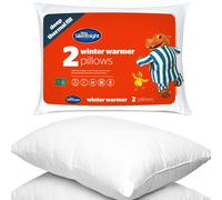 Silentnight Pack of 2 Winter Warmer Pillows, Cosy Thermal Warm Winter Pillow Pair