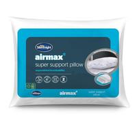 Silentnight Pack of 4 Airmax Super Support Pillows - Soft 4 Pack Bed Pillow with Foam Core and Breathable Air Mesh Side For A Cool Nights Sleep