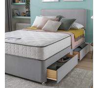 Silentnight Pavia Kingsize Comfort 4 Drawer Divan Bed - Grey