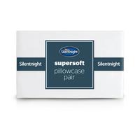 Silentnight Plain White Housewife Pillowcase, Pair