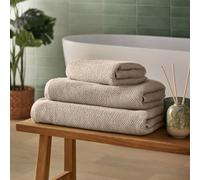 Silentnight Popcorn Waffle - Bath Towel - Natural