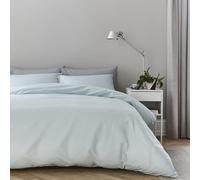 Silentnight Pure Cotton Duvet Cover - Duck Egg 100% Cotton Easy Care Super Soft Luxury Quality Breathable Bed Linen Set Duvets Quilt Cover Bedding Set - Super King