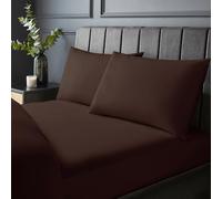 Silentnight Pure Cotton Pillowcase Pair - Luxurious Cool Soft Touch 200 Thread Count - Naturally Breathable 100% Cotton Bed Pillow Cover Set - Machine Washable - Deep Purple Plum, Pack of 2