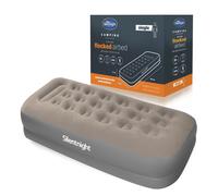 Silentnight PVC Extra High Flocked Airbed with Built-in Electric Pump - Single