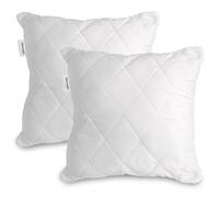 Silentnight Quilted Cushion Inserts - Pack of 2 Luxurious Cushions Pads with Quilted Cover, Bouncy Fibres, Hypoallergenic and Machine Washable - 45 x 45cm (18" x 18")