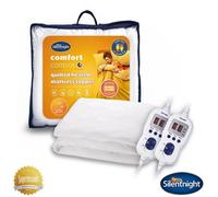 Silentnight Quilted Heated Mattress Topper, King (160 X 200 Cm) 9 Heat Settings, Multi-Zone, Energy Efficient, Machine Washable