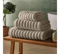 Silentnight Ribbed Towel Seven Piece Bundle GREY