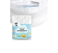Silentnight Safe Nights Anti Allergy Waterproof Cot Bed Mattress Protector White