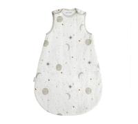 Silentnight Safe Nights Baby Sleep Bag 2.5 Tog Winter - Swaddle Wearable Blanket Sleeveless for 0-6 Months Breathable Soft Touch Cotton Jersey - 0-6 Months - Celestial
