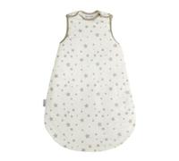 Silentnight Safe Nights Baby Sleep Bag 2.5 Tog Winter - Swaddle Wearable Blanket Sleeveless for 0-6 Months Breathable Soft Touch Cotton Jersey - 0-6 Months - Grey Stars