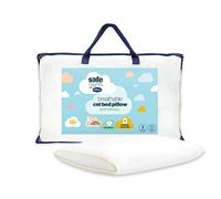 Silentnight Safe Nights Breathable Cot Bed Pillow, Anti Allergy, 1 Pack | Mesh Sides Increase Airflow, Prevent Overheating, Comfy Pillows for Kids, Toddler, Children, Machine Washable, Hypoallergenic
