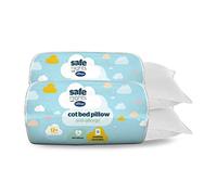 Silentnight Safe Nights Cot Bed Anti Allergy Pillow 2 Pack - Quality Luxury Soft Comfy Pillows For Kids Toddler Children - Hypoallergenic Machine Washable Two Pillows