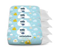 Silentnight Safe Nights Cot Bed Anti Allergy Pillow 4 Pack - Quality Luxury Soft Comfy Pillows For Kids Toddler Children - Hypoallergenic Machine Washable, 4 Pillows