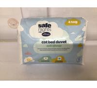 Silentnight Safe Nights Cot Bed Duvet 4 Tog - Anti Allergy Lightweight 4